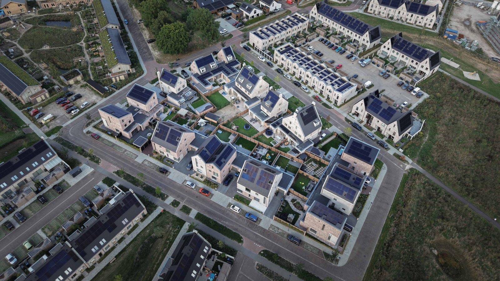 Klerx Koper- en Zinkwerken - Nieuwbouw project Zink Veldhoven lucht foto